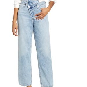 Agolde Crisscoss Upsize High Waist Jeans